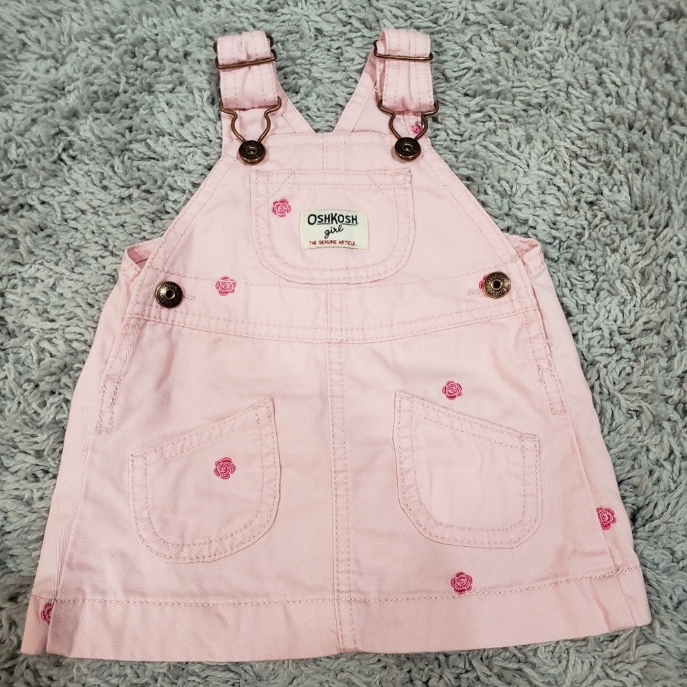 Oshkosh Pink Overalls Dress